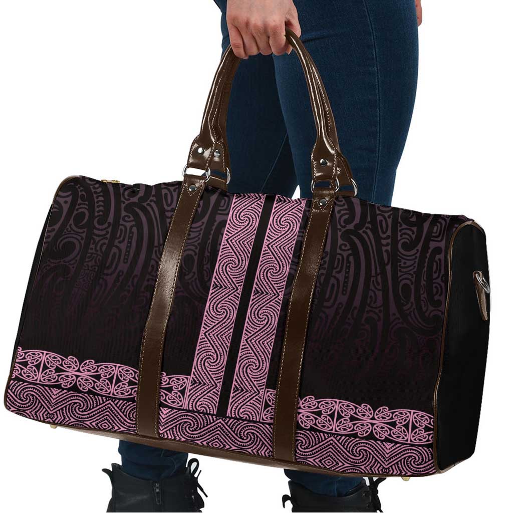 New Zealand Maori Kowhaiwhai Travel Bag Mawhero Maui and Mangopare LT9 - Polynesian Pride