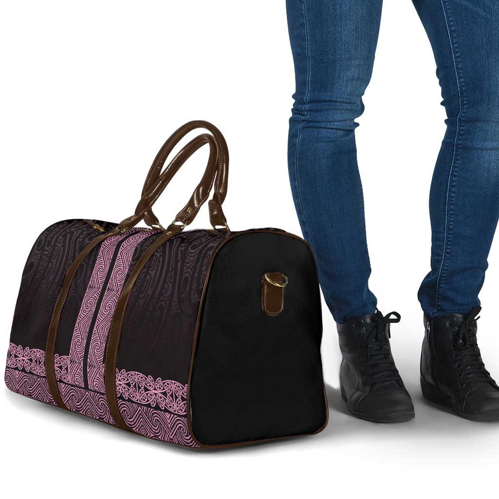 New Zealand Maori Kowhaiwhai Travel Bag Mawhero Maui and Mangopare LT9 - Polynesian Pride