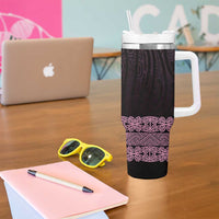 New Zealand Maori Kowhaiwhai Tumbler With Handle Mawhero Maui and Mangopare LT9 - Polynesian Pride