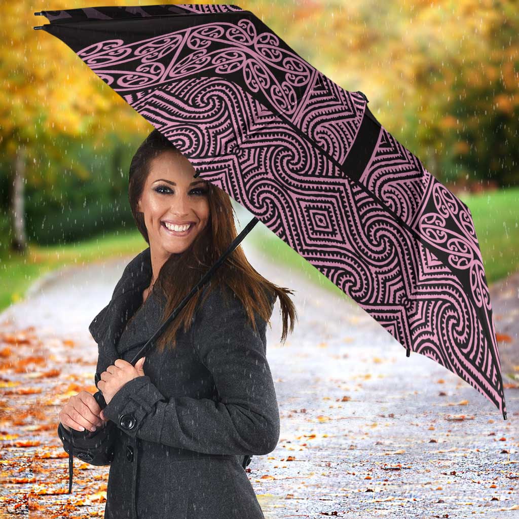 New Zealand Maori Kowhaiwhai Umbrella Mawhero Maui and Mangopare LT9 - Polynesian Pride