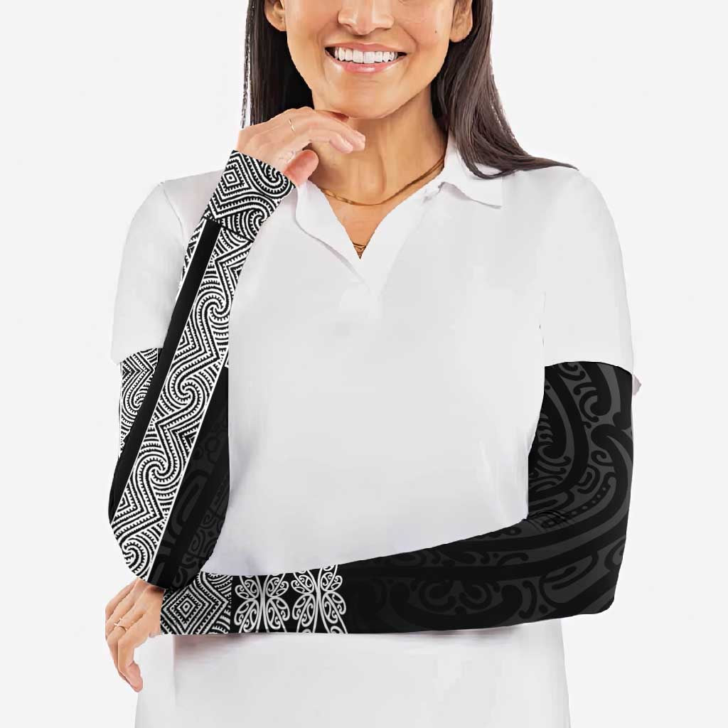New Zealand Maori Kowhaiwhai Arm Sleeves Pango Maui and Mangopare LT9 - Polynesian Pride