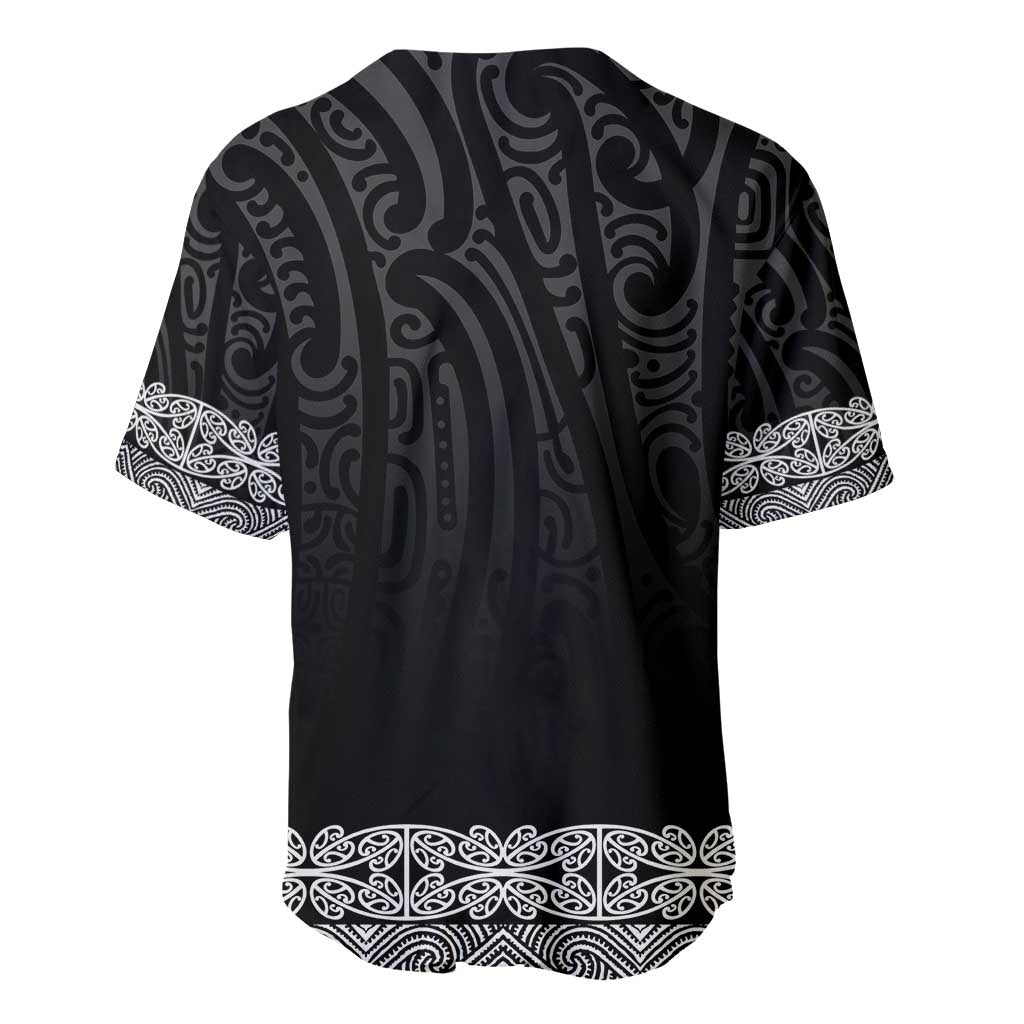 New Zealand Maori Kowhaiwhai Baseball Jersey Pango Maui and Mangopare LT9 - Polynesian Pride