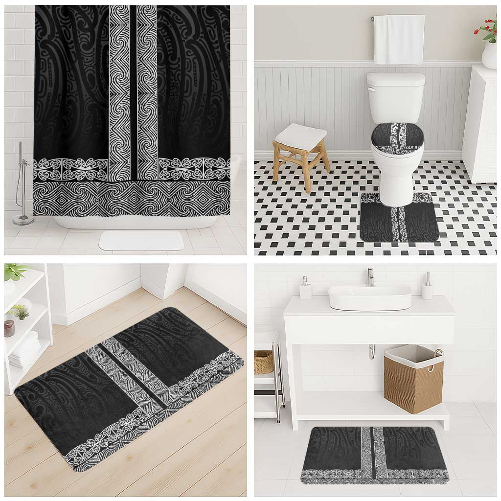 New Zealand Maori Kowhaiwhai Bathroom Set Pango Maui and Mangopare - Polynesian Pride
