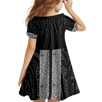 New Zealand Maori Kowhaiwhai Family Matching Puletasi and Hawaiian Shirt Pango Maui and Mangopare LT9 - Polynesian Pride