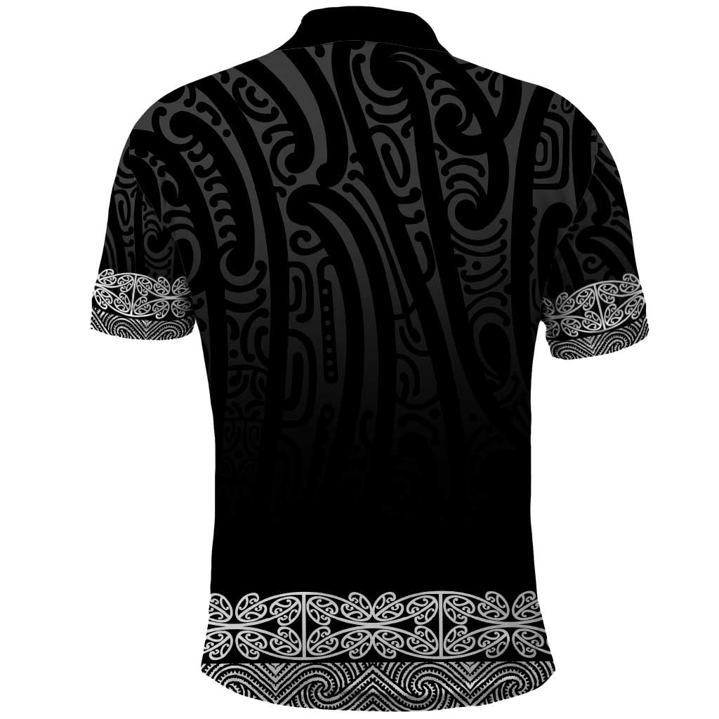 New Zealand Maori Kowhaiwhai Polo Shirt Pango Maui and Mangopare LT9 - Polynesian Pride