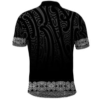 New Zealand Maori Kowhaiwhai Polo Shirt Pango Maui and Mangopare LT9 - Polynesian Pride