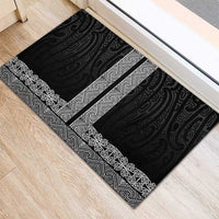 New Zealand Maori Kowhaiwhai Rubber Doormat Pango Maui and Mangopare LT9 - Polynesian Pride