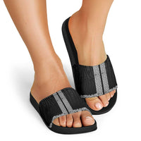 New Zealand Maori Kowhaiwhai Slide Sandals Pango Maui and Mangopare LT9 - Polynesian Pride