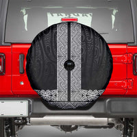 New Zealand Maori Kowhaiwhai Spare Tire Cover Pango Maui and Mangopare LT9 - Polynesian Pride
