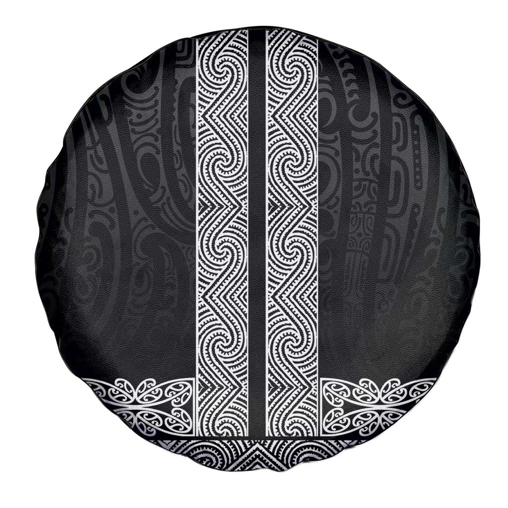 New Zealand Maori Kowhaiwhai Spare Tire Cover Pango Maui and Mangopare LT9 - Polynesian Pride