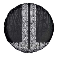 New Zealand Maori Kowhaiwhai Spare Tire Cover Pango Maui and Mangopare LT9 - Polynesian Pride