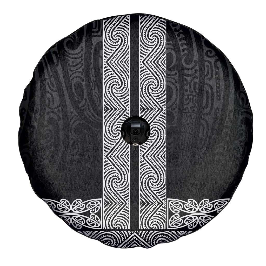 New Zealand Maori Kowhaiwhai Spare Tire Cover Pango Maui and Mangopare LT9 - Polynesian Pride