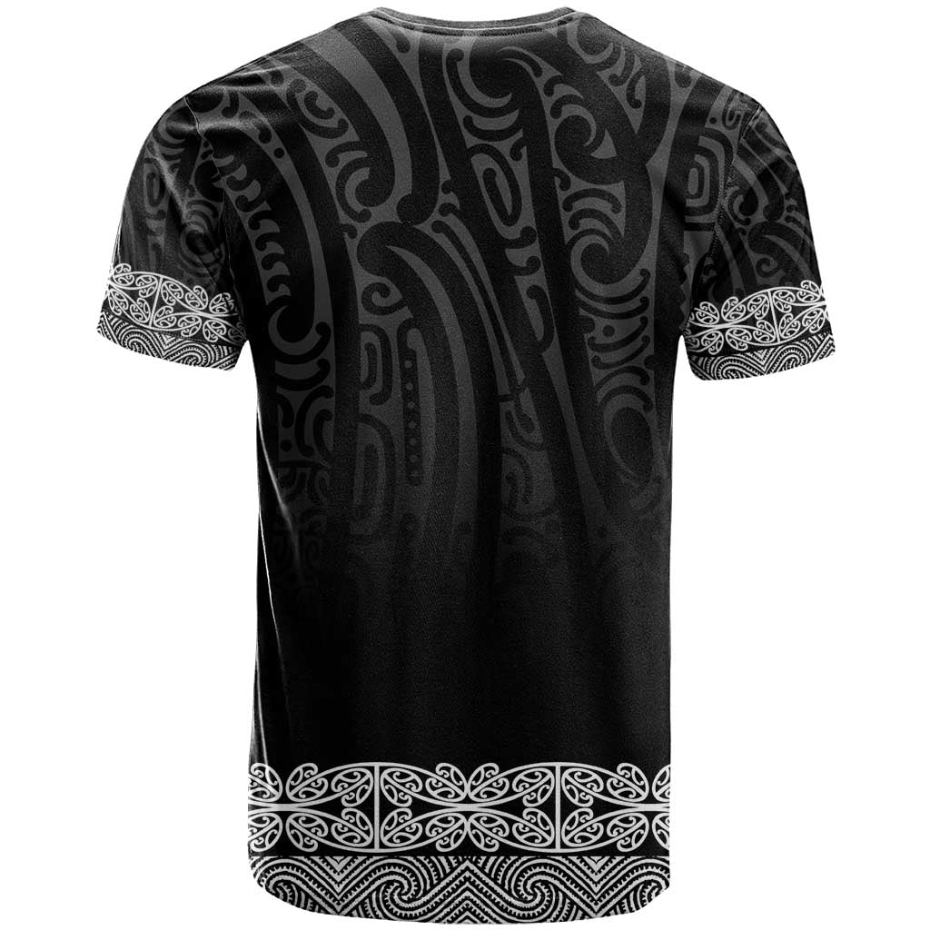 New Zealand Maori Kowhaiwhai T Shirt Pango Maui and Mangopare LT9 - Polynesian Pride