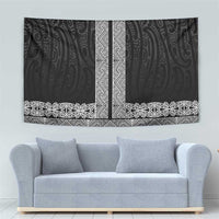 New Zealand Maori Kowhaiwhai Tapestry Pango Maui and Mangopare