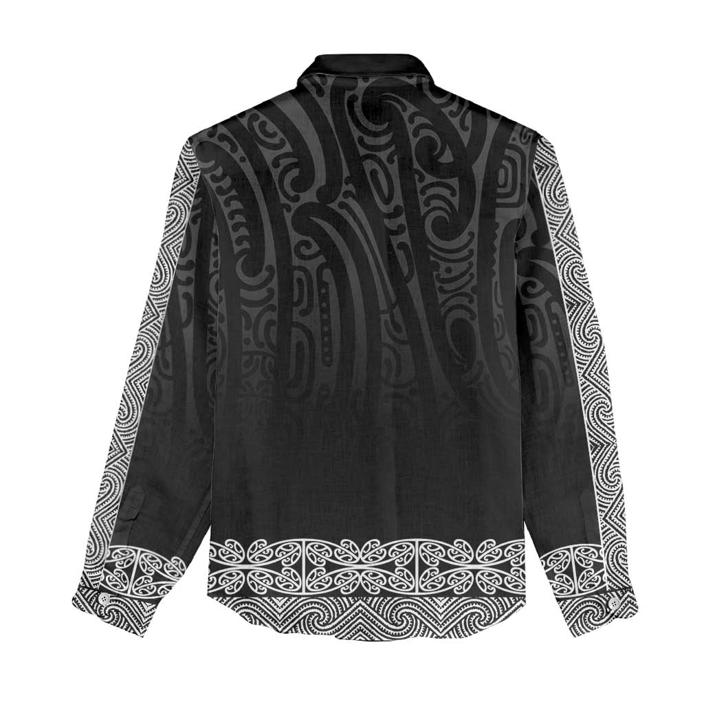 New Zealand Maori Kowhaiwhai Women Casual Shirt Pango Maui and Mangopare