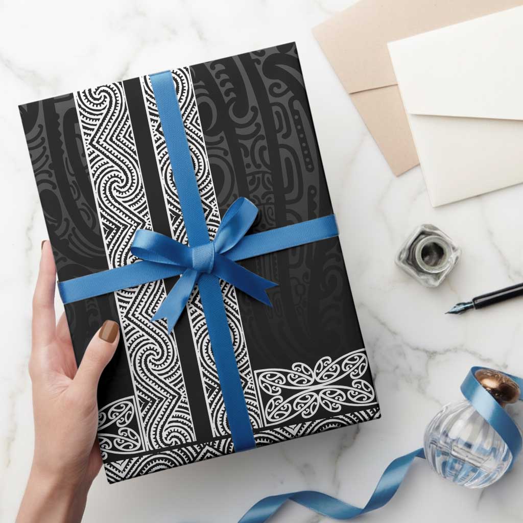New Zealand Maori Kowhaiwhai Wrapping Paper Pango Maui and Mangopare LT9 - Polynesian Pride