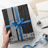 New Zealand Maori Kowhaiwhai Wrapping Paper Pango Maui and Mangopare LT9 - Polynesian Pride