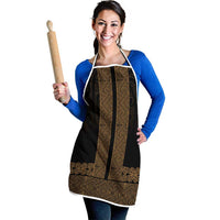 New Zealand Maori Kowhaiwhai Apron Parauri Maui and Mangopare LT9 - Polynesian Pride