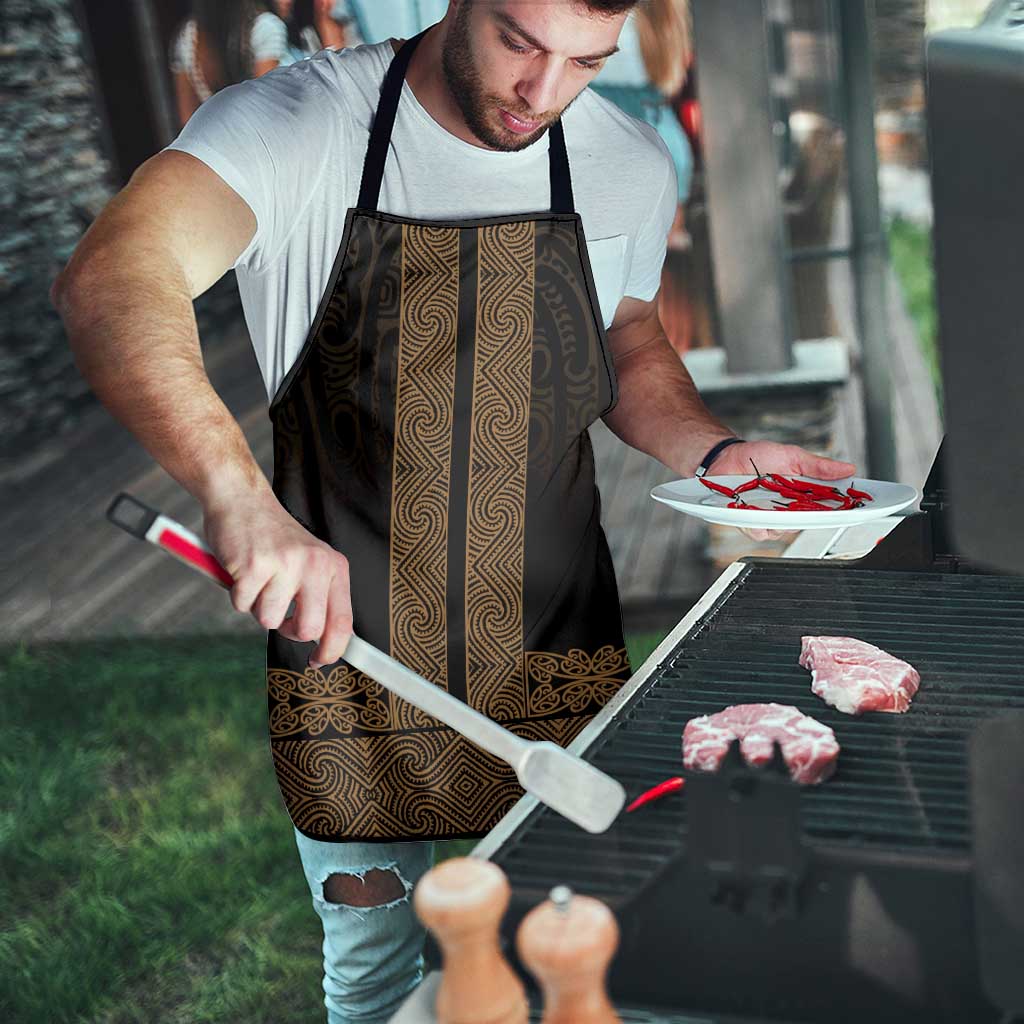 New Zealand Maori Kowhaiwhai Apron Parauri Maui and Mangopare LT9 - Polynesian Pride