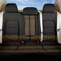 New Zealand Maori Kowhaiwhai Back Car Seat Cover Parauri Maui and Mangopare LT9 One Size Brown - Polynesian Pride