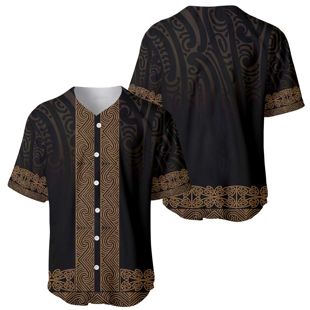 New Zealand Maori Kowhaiwhai Baseball Jersey Parauri Maui and Mangopare LT9 - Polynesian Pride