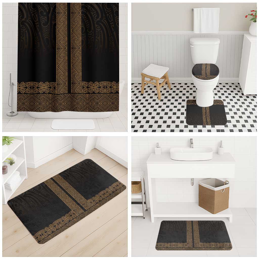 New Zealand Maori Kowhaiwhai Bathroom Set Parauri Maui and Mangopare LT9 - Polynesian Pride