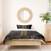 New Zealand Maori Kowhaiwhai Bedding Set Parauri Maui and Mangopare