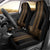 New Zealand Maori Kowhaiwhai Car Seat Cover Parauri Maui and Mangopare