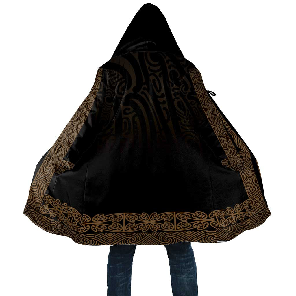 New Zealand Maori Kowhaiwhai Cloak Parauri Maui and Mangopare LT9 Unisex Brown - Polynesian Pride
