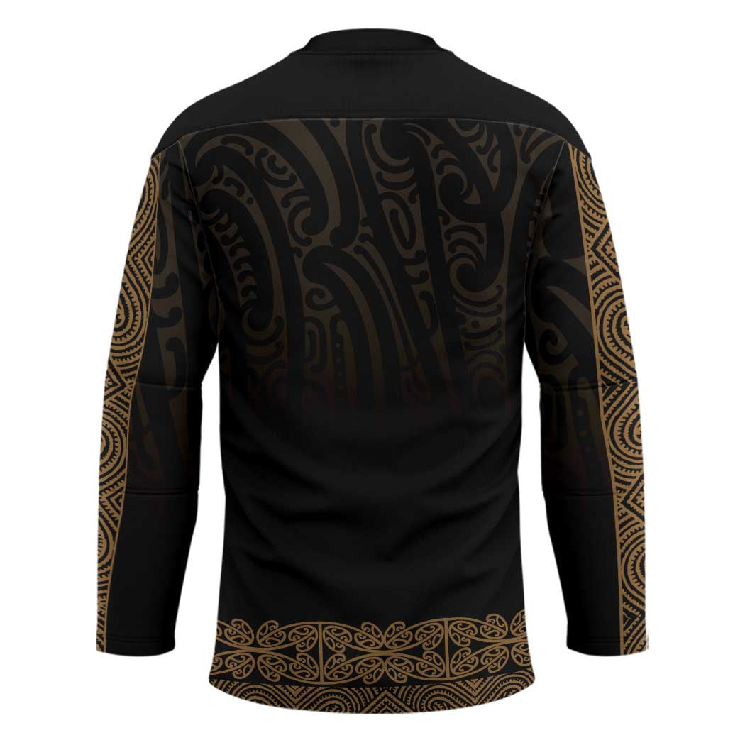 New Zealand Maori Kowhaiwhai Hockey Jersey Parauri Maui and Mangopare LT9 - Polynesian Pride