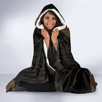 New Zealand Maori Kowhaiwhai Hooded Blanket Parauri Maui and Mangopare LT9 - Polynesian Pride