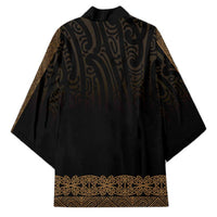 New Zealand Maori Kowhaiwhai Kimono Parauri Maui and Mangopare LT9 - Polynesian Pride