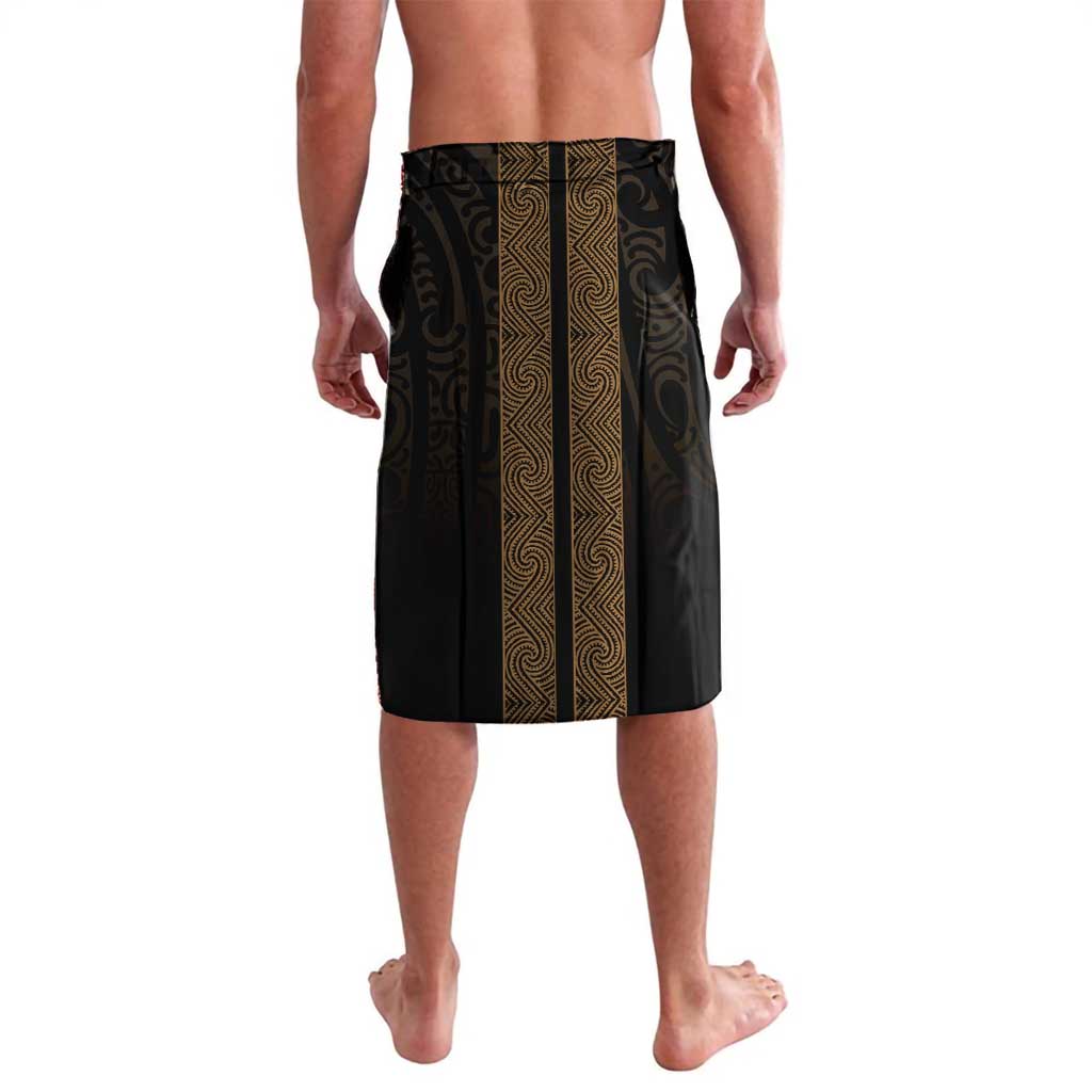 New Zealand Maori Kowhaiwhai Lavalava Parauri Maui and Mangopare LT9 - Polynesian Pride