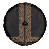 New Zealand Maori Kowhaiwhai Spare Tire Cover Parauri Maui and Mangopare LT9 - Polynesian Pride