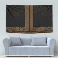 New Zealand Maori Kowhaiwhai Tapestry Parauri Maui and Mangopare LT9 - Polynesian Pride