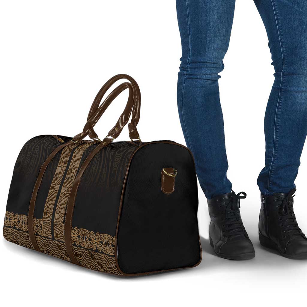New Zealand Maori Kowhaiwhai Travel Bag Parauri Maui and Mangopare LT9 - Polynesian Pride
