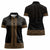 New Zealand Maori Kowhaiwhai Women Polo Shirt Parauri Maui and Mangopare