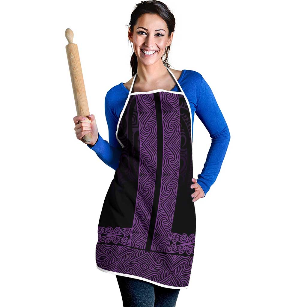 New Zealand Maori Kowhaiwhai Apron Waiporoporo Maui and Mangopare LT9 - Polynesian Pride