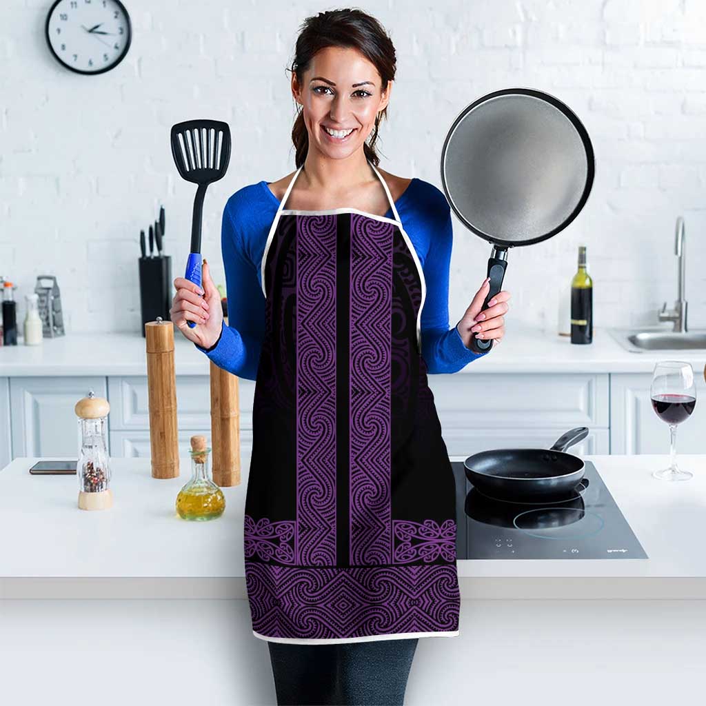 New Zealand Maori Kowhaiwhai Apron Waiporoporo Maui and Mangopare LT9 - Polynesian Pride
