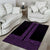 New Zealand Maori Kowhaiwhai Area Rug Waiporoporo Maui and Mangopare