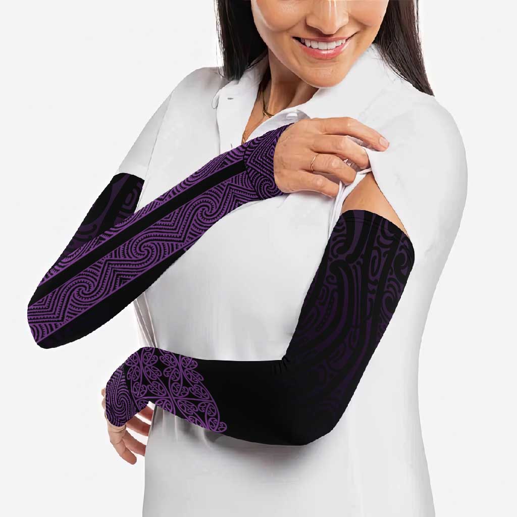New Zealand Maori Kowhaiwhai Arm Sleeves Waiporoporo Maui and Mangopare LT9 - Polynesian Pride