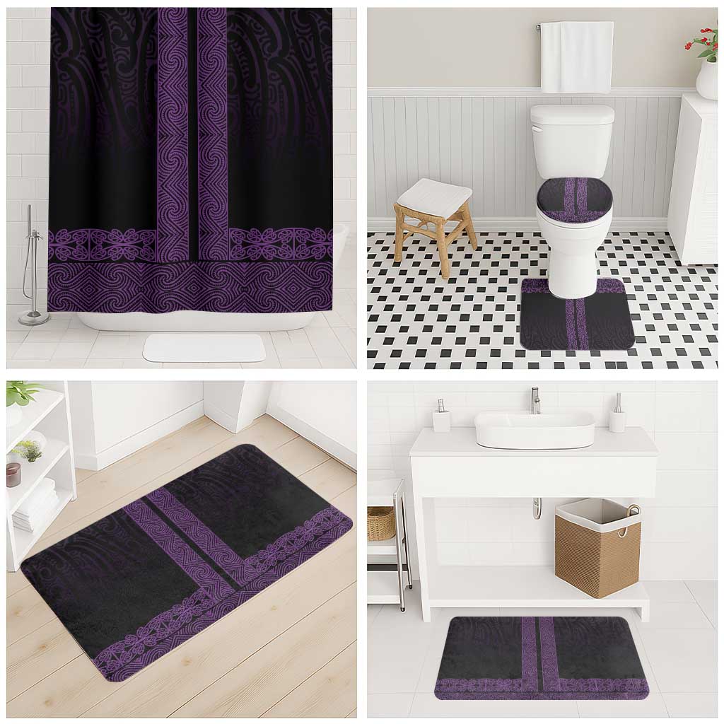 New Zealand Maori Kowhaiwhai Bathroom Set Waiporoporo Maui and Mangopare LT9 - Polynesian Pride