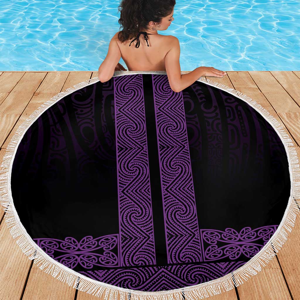 New Zealand Maori Kowhaiwhai Beach Blanket Waiporoporo Maui and Mangopare LT9 - Polynesian Pride