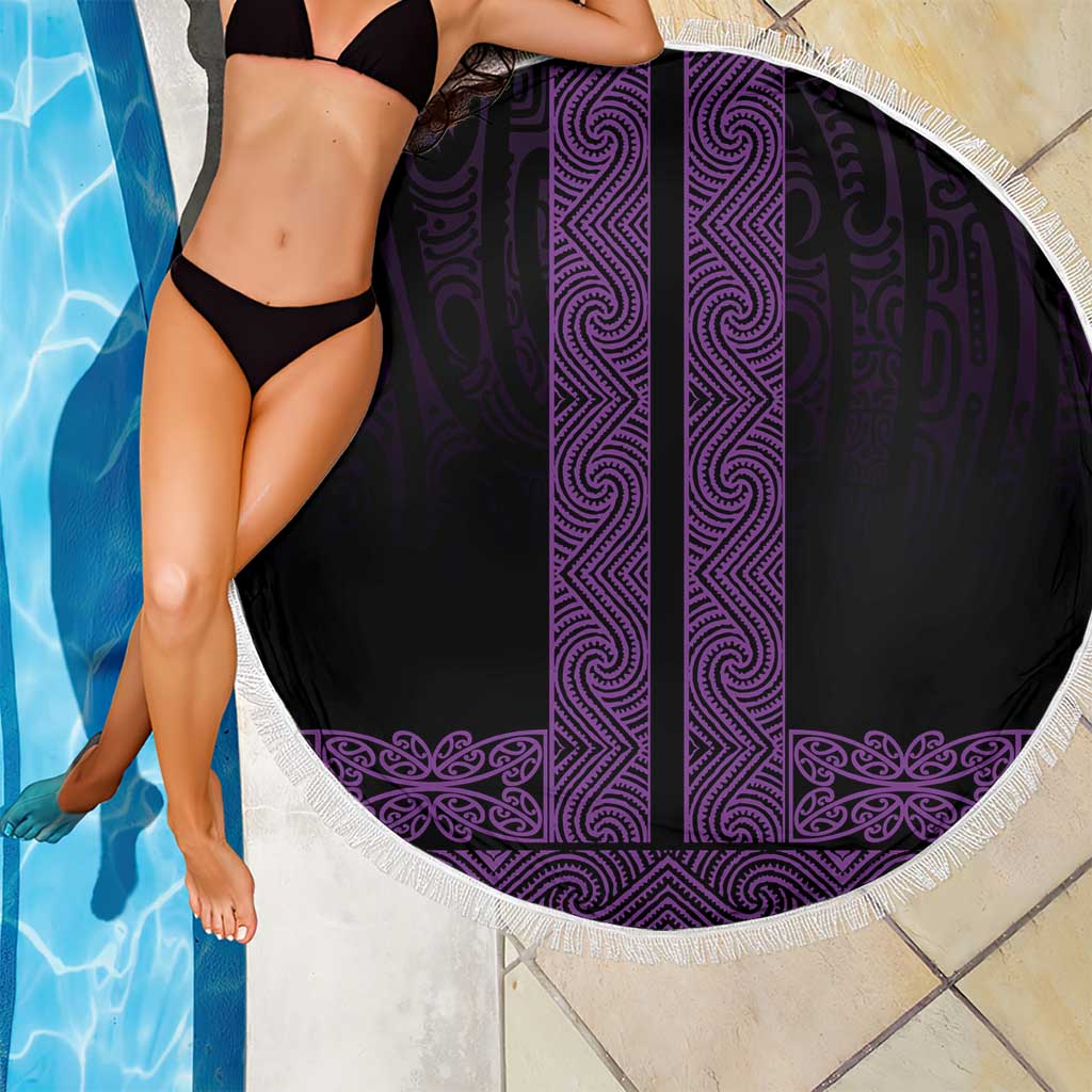 New Zealand Maori Kowhaiwhai Beach Blanket Waiporoporo Maui and Mangopare LT9 - Polynesian Pride