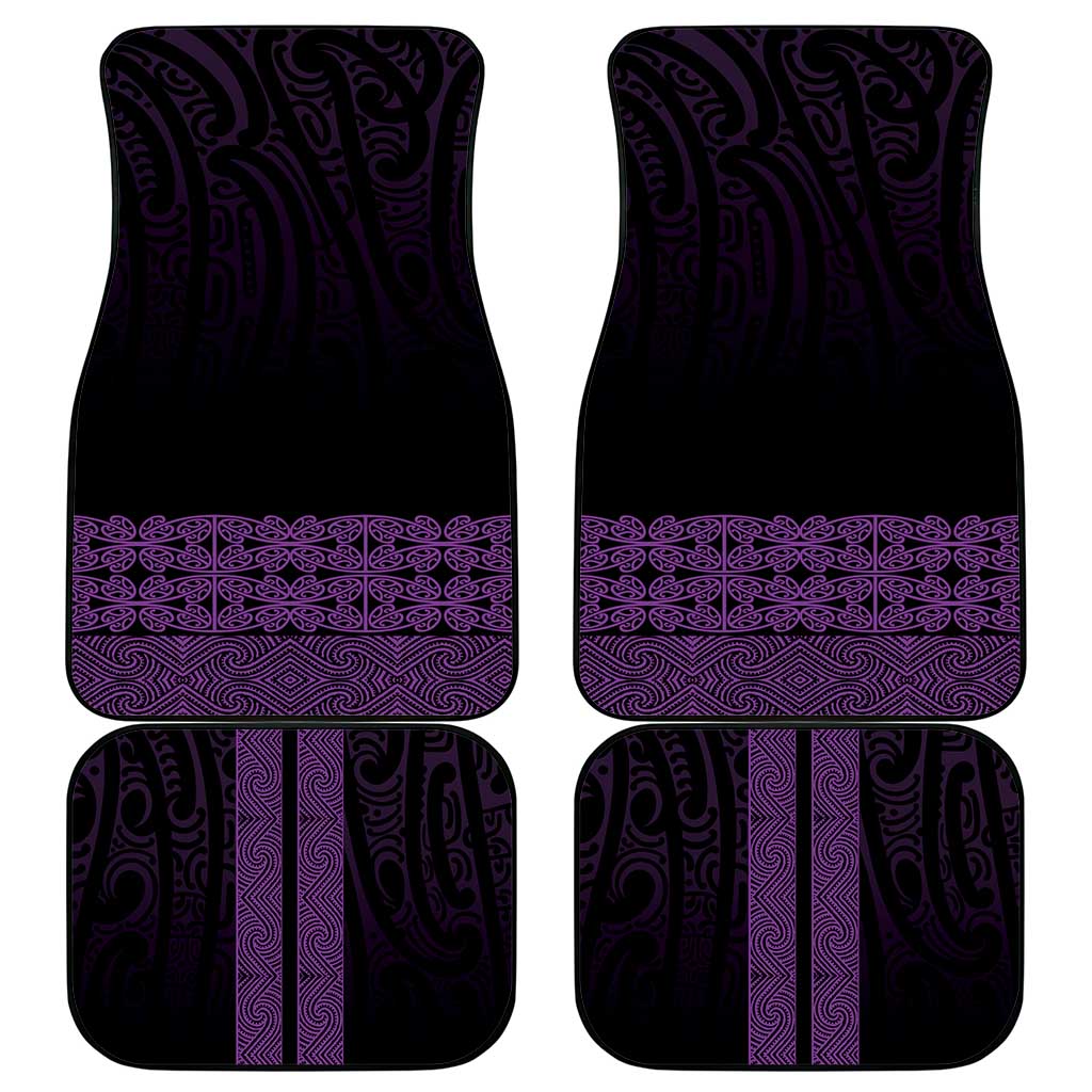 New Zealand Maori Kowhaiwhai Car Mats Waiporoporo Maui and Mangopare LT9 - Polynesian Pride
