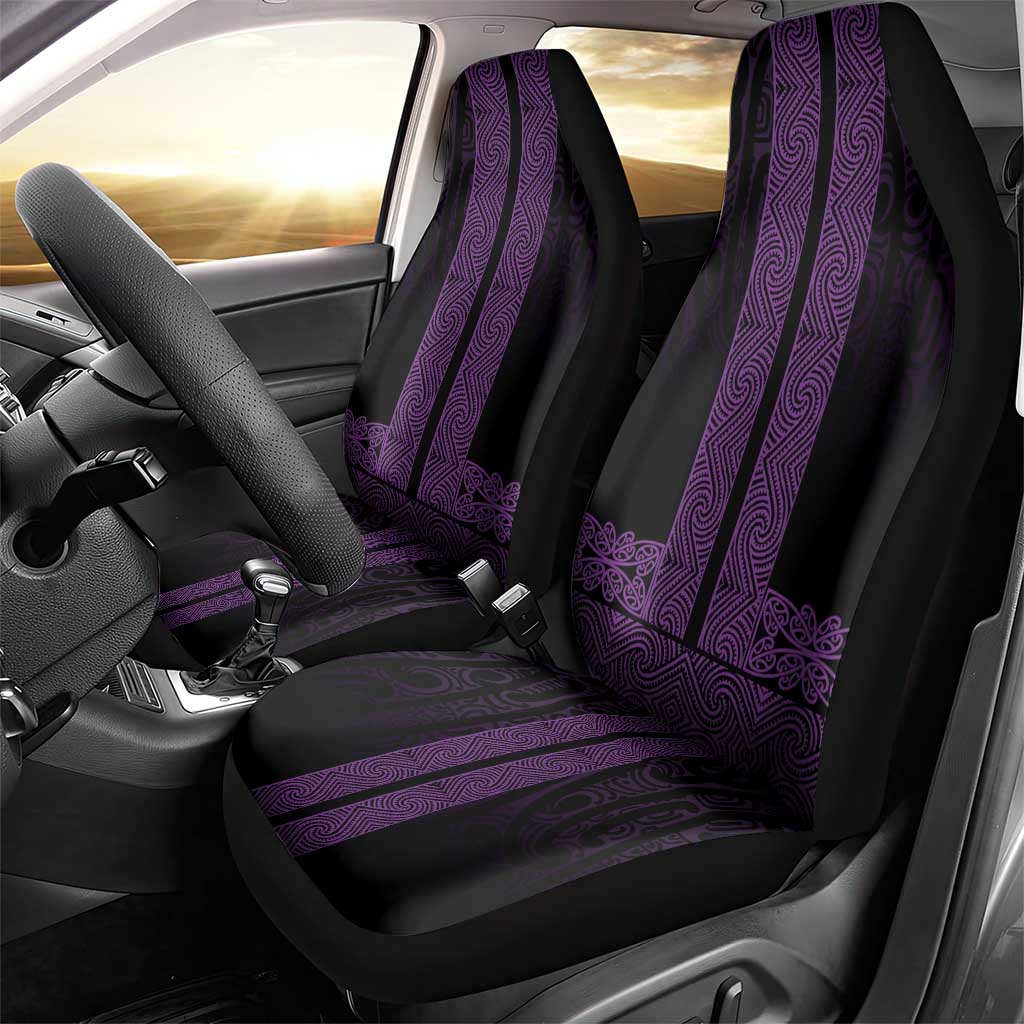 New Zealand Maori Kowhaiwhai Car Seat Cover Waiporoporo Maui and Mangopare LT9 - Polynesian Pride