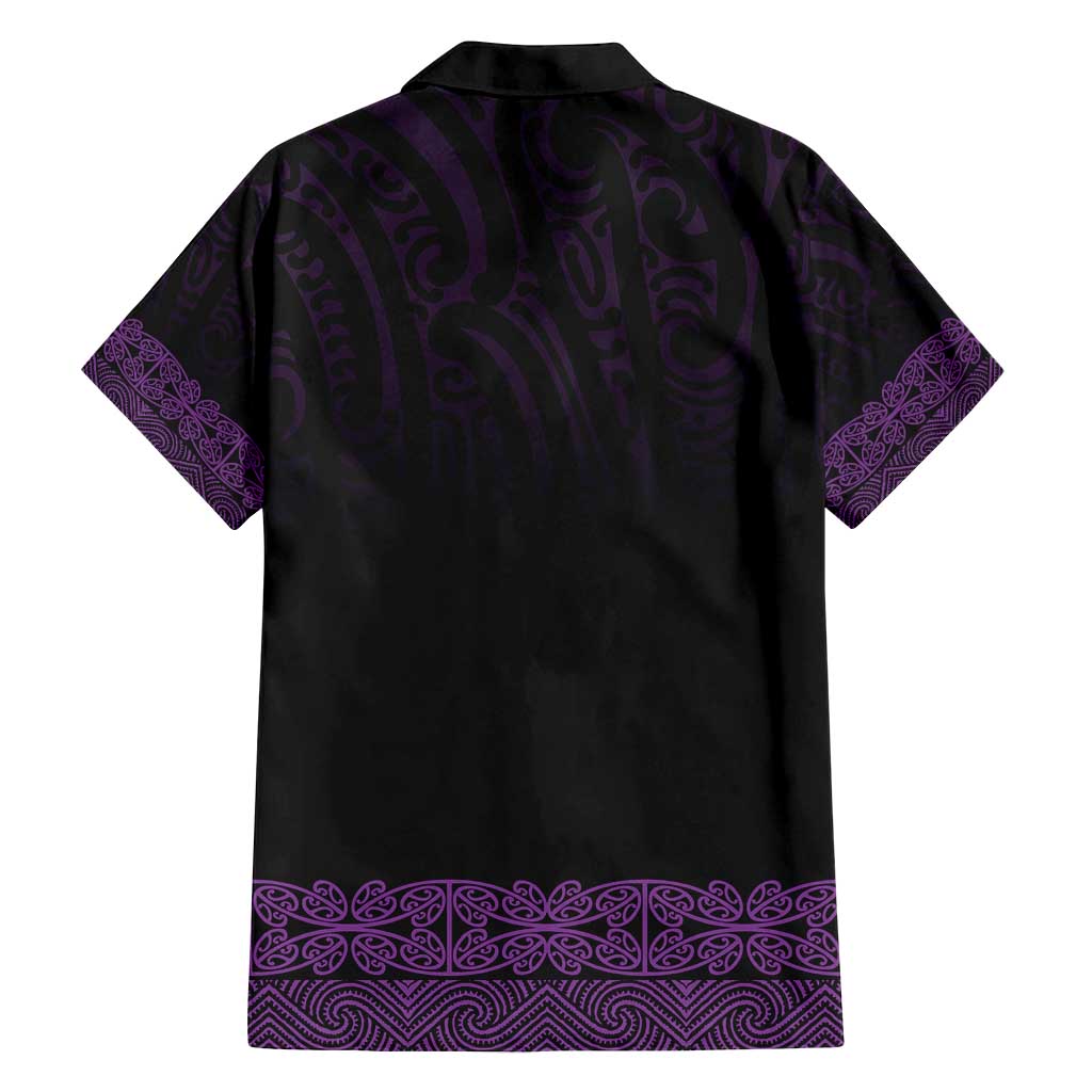 New Zealand Maori Kowhaiwhai Family Matching Tank Maxi Dress and Hawaiian Shirt Waiporoporo Maui and Mangopare LT9 - Polynesian Pride
