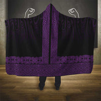 New Zealand Maori Kowhaiwhai Hooded Blanket Waiporoporo Maui and Mangopare LT9 - Polynesian Pride