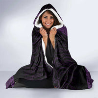 New Zealand Maori Kowhaiwhai Hooded Blanket Waiporoporo Maui and Mangopare LT9 - Polynesian Pride