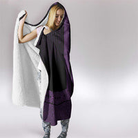 New Zealand Maori Kowhaiwhai Hooded Blanket Waiporoporo Maui and Mangopare LT9 - Polynesian Pride